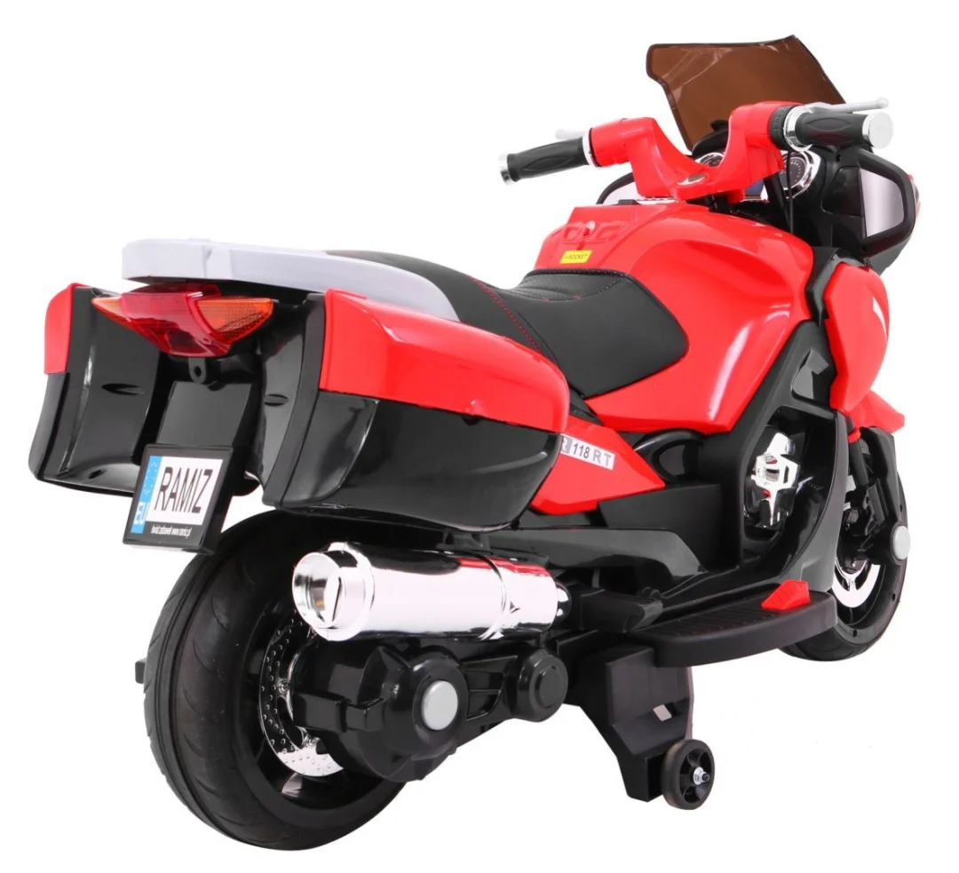 Crveni trkački motor, crvena motor na akumulator_10