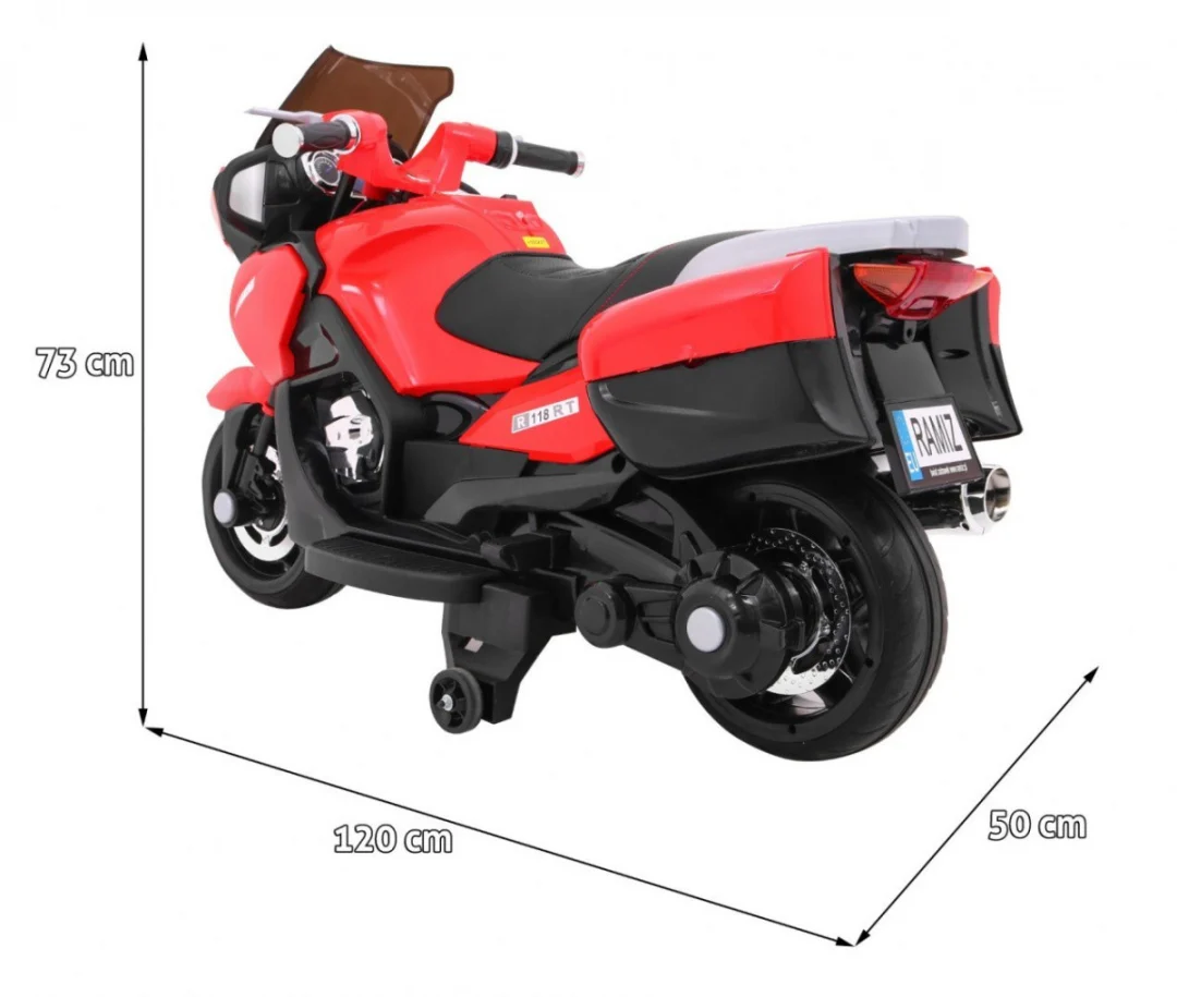 Crveni trkački motor, crvena motor na akumulator_3