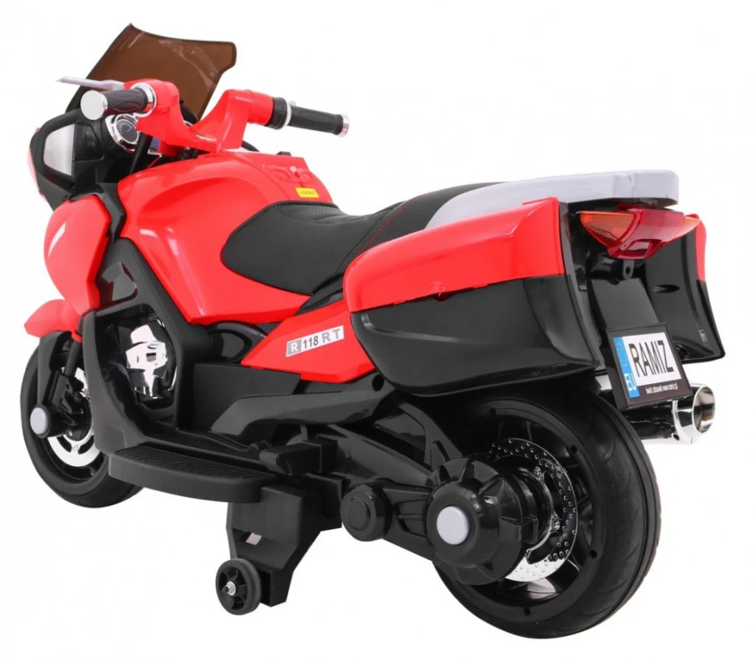 Crveni trkački motor, crvena motor na akumulator_7