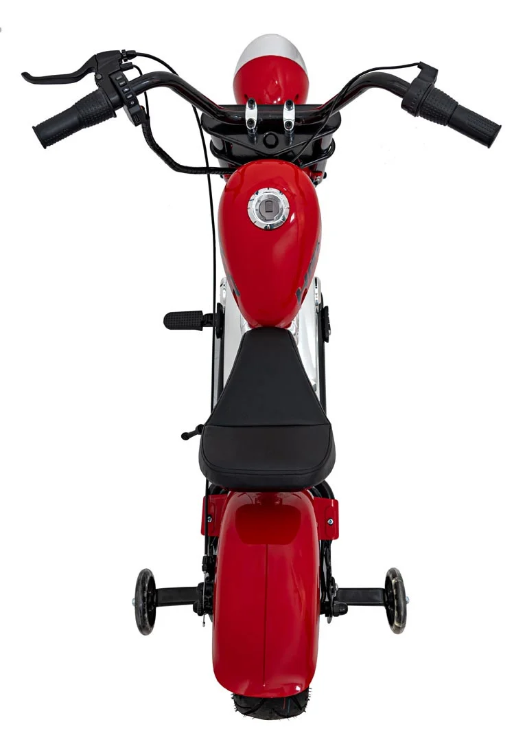 Crveno motorno vozilo Chopper Warrior motor na akumulator_10