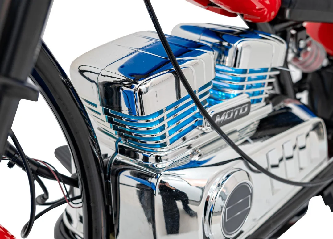 Crveno motorno vozilo Chopper Warrior motor na akumulator_19