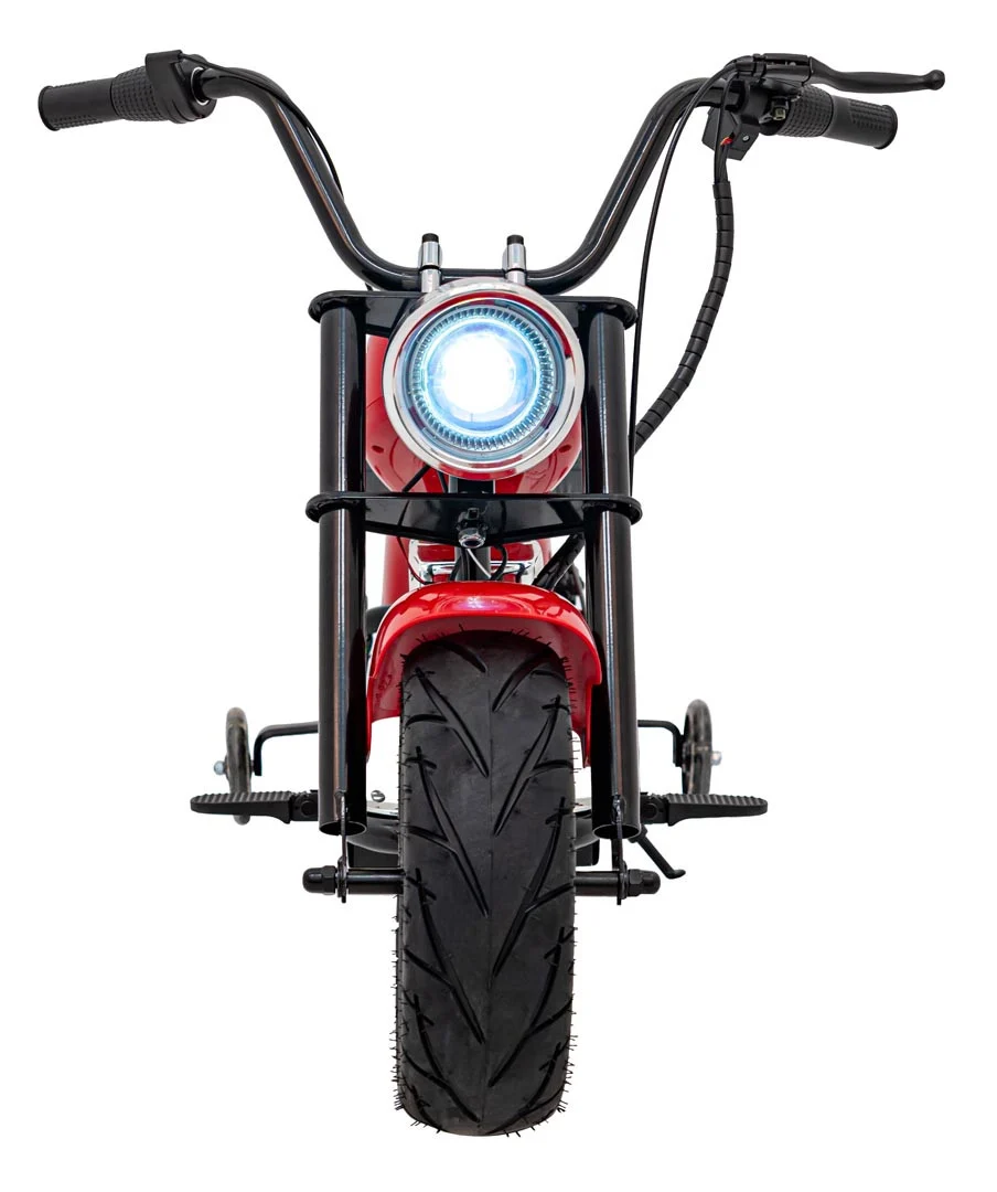 Crveno motorno vozilo Chopper Warrior motor na akumulator_4