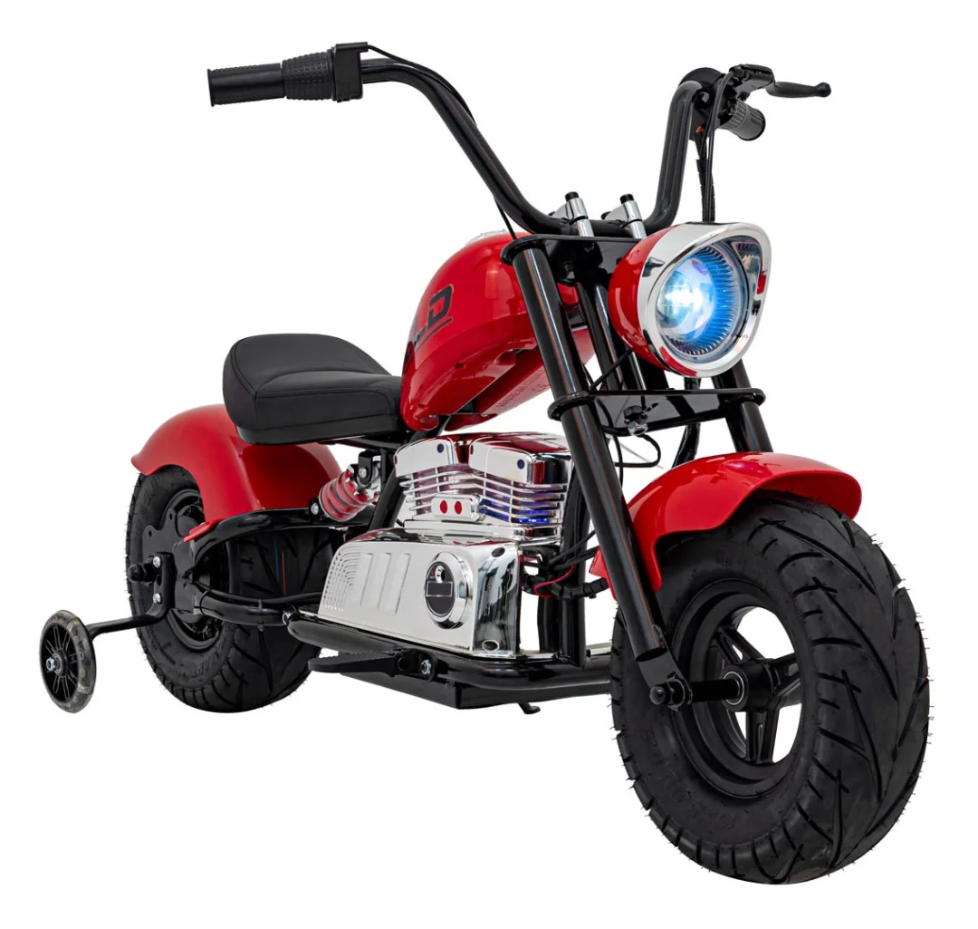 Crveno motorno vozilo Chopper Warrior motor na akumulator_5