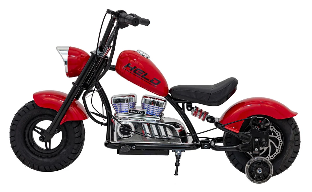Crveno motorno vozilo Chopper Warrior motor na akumulator_6