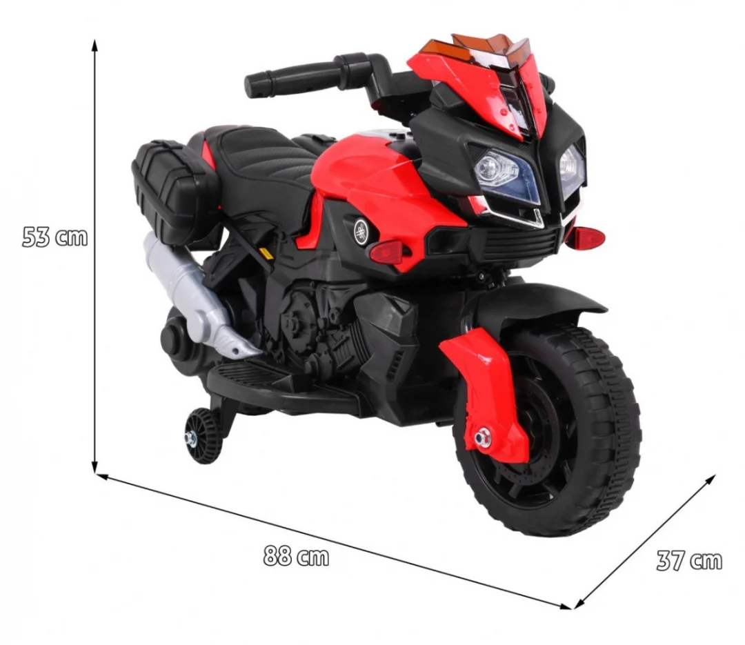 Crveno motorno vozilo SkyBike motor na akumulator_2