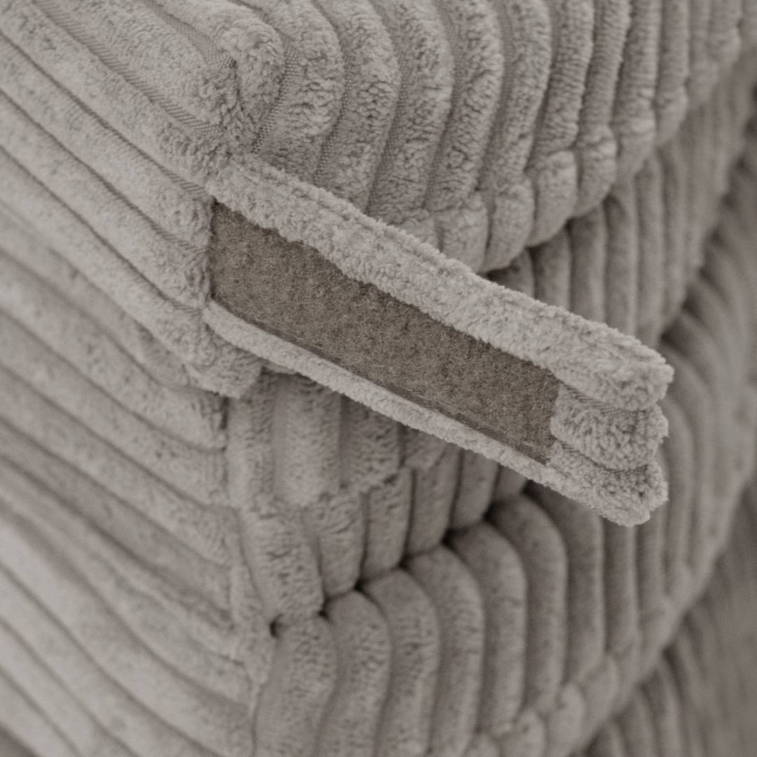 Cvjetna podloga Plush Nest, 115x115x5cm, bež, vrhunski kord, pahuljasti cvijet_9