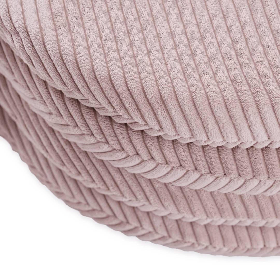Cvjetna podloga Plush Nest, 115x115x5cm, svijetlo ružičasta, vrhunski kord, pahuljasti cvijet_2