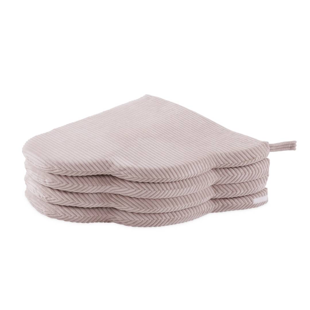 Cvjetna podloga Plush Nest, 115x115x5cm, svijetlo ružičasta, vrhunski kord, pahuljasti cvijet_3