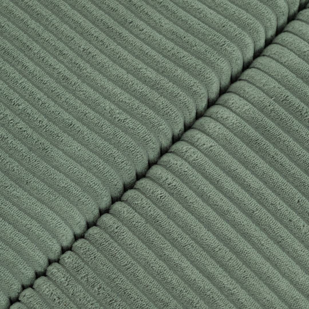 Cvjetna podloga Plush Nest, 115x115x5cm, zelena, vrhunski kord, pahuljasti cvijet_2