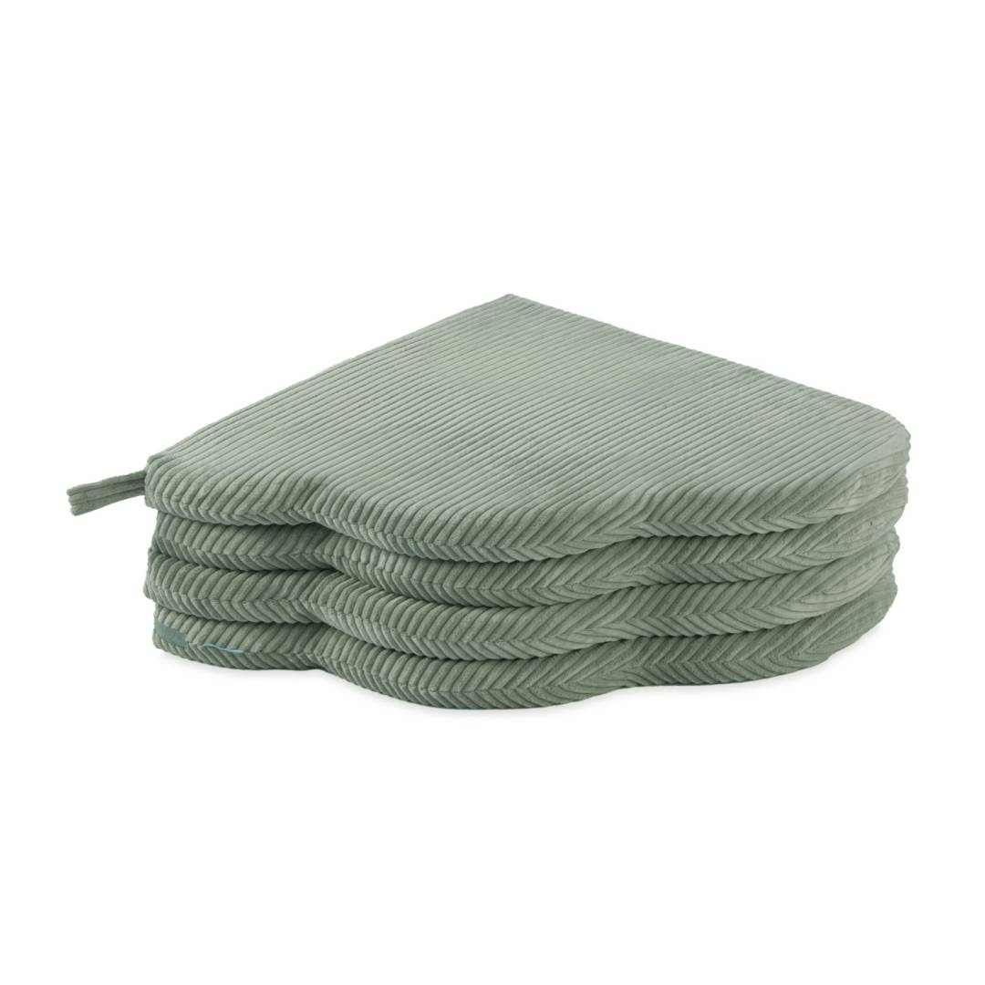 Cvjetna podloga Plush Nest, 115x115x5cm, zelena, vrhunski kord, pahuljasti cvijet_4