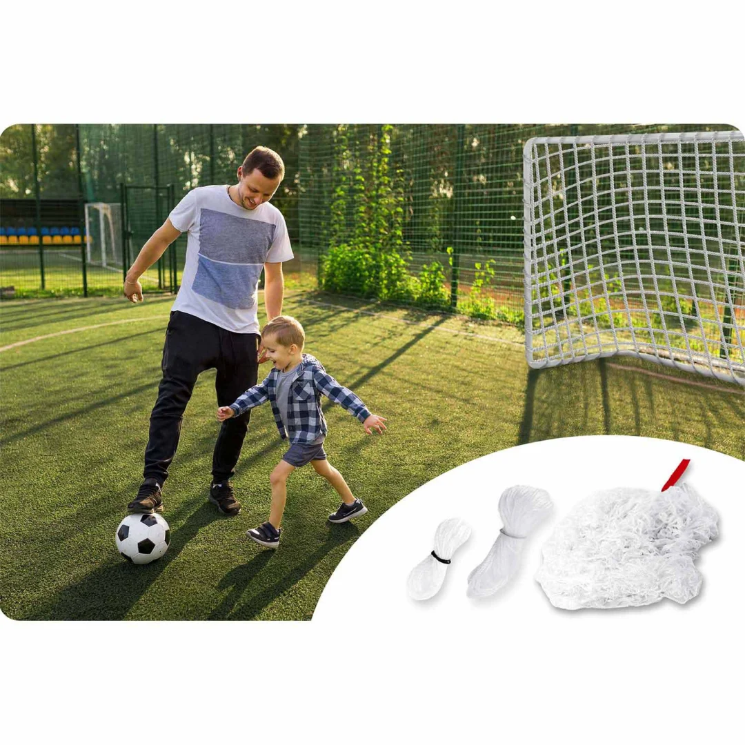 Čvrsta mreža za nogometni gol Neo-Sport 300 × 200 × 90 cm_5