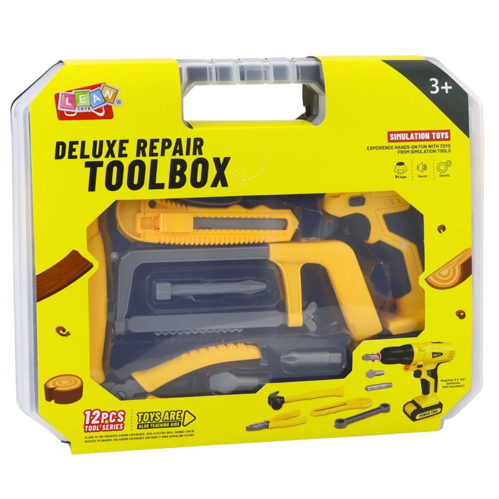 DIY Kit Bušilica Odvijač Alati Svjetla Zvukovi Kofer_5