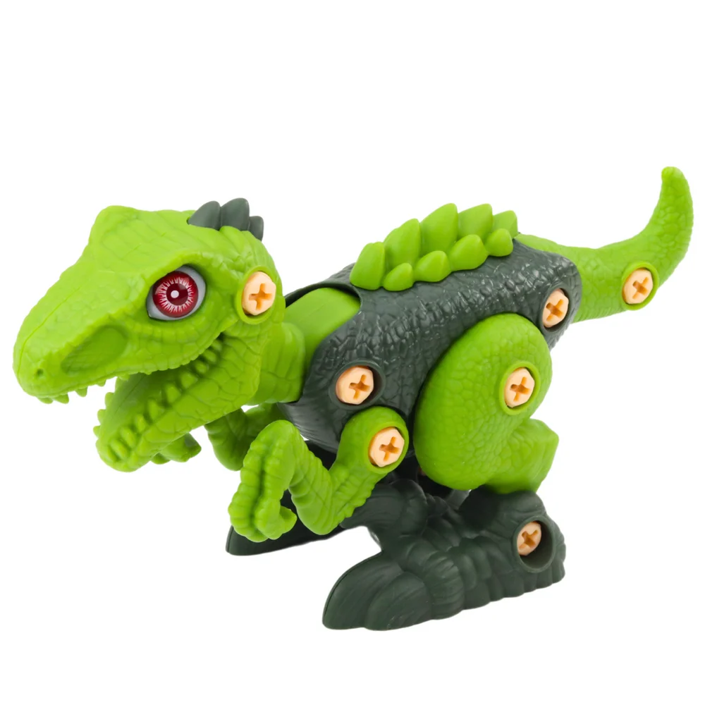 DIY dinosaur za uvrtanje sa zelenom bušilicom_2