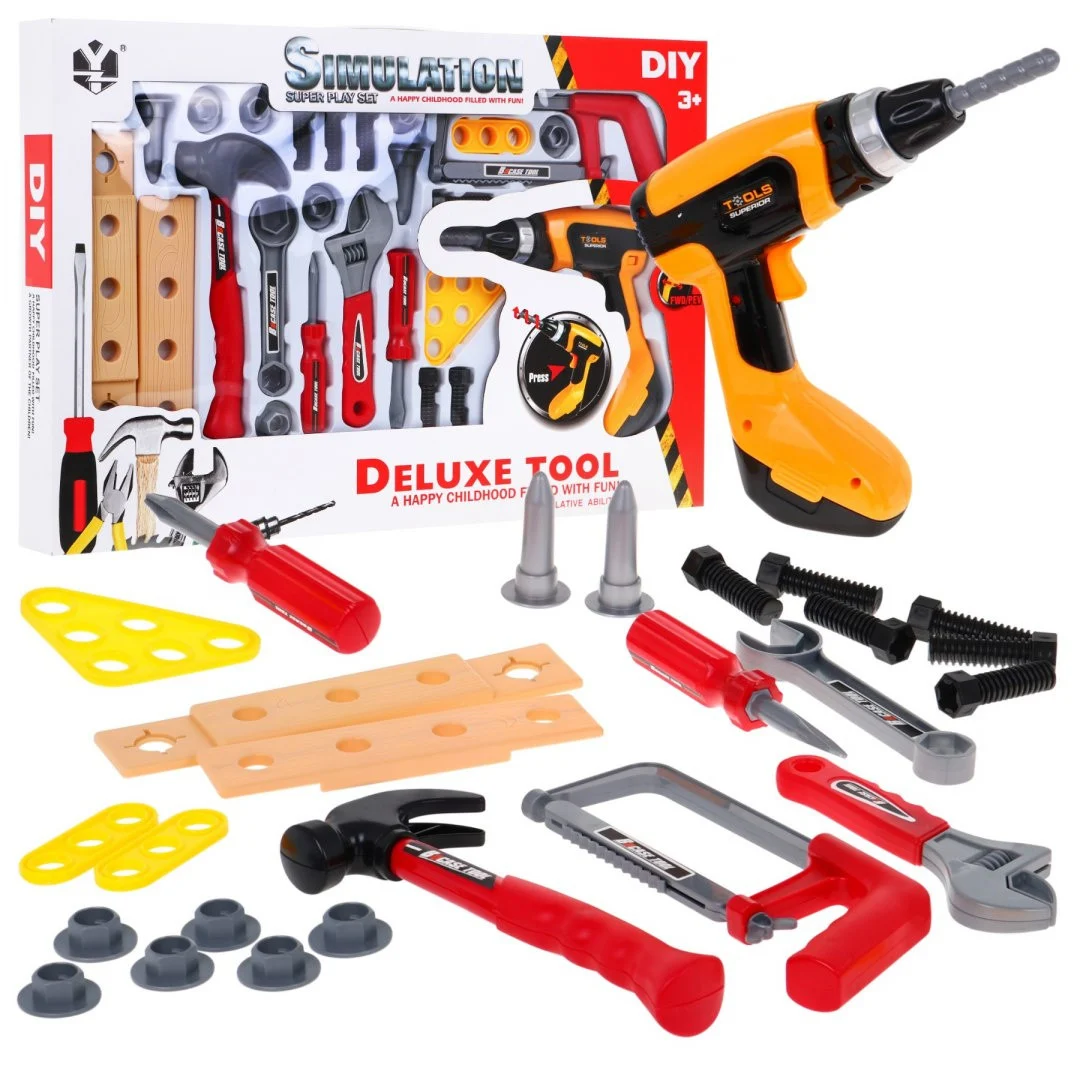 DIY set alata 26 dijelova 3+ odvijač sa zvukom_1