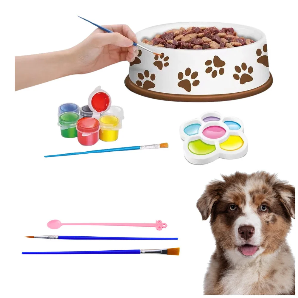 DIY set za slikanje zdjelice za psa, 6 komada_4