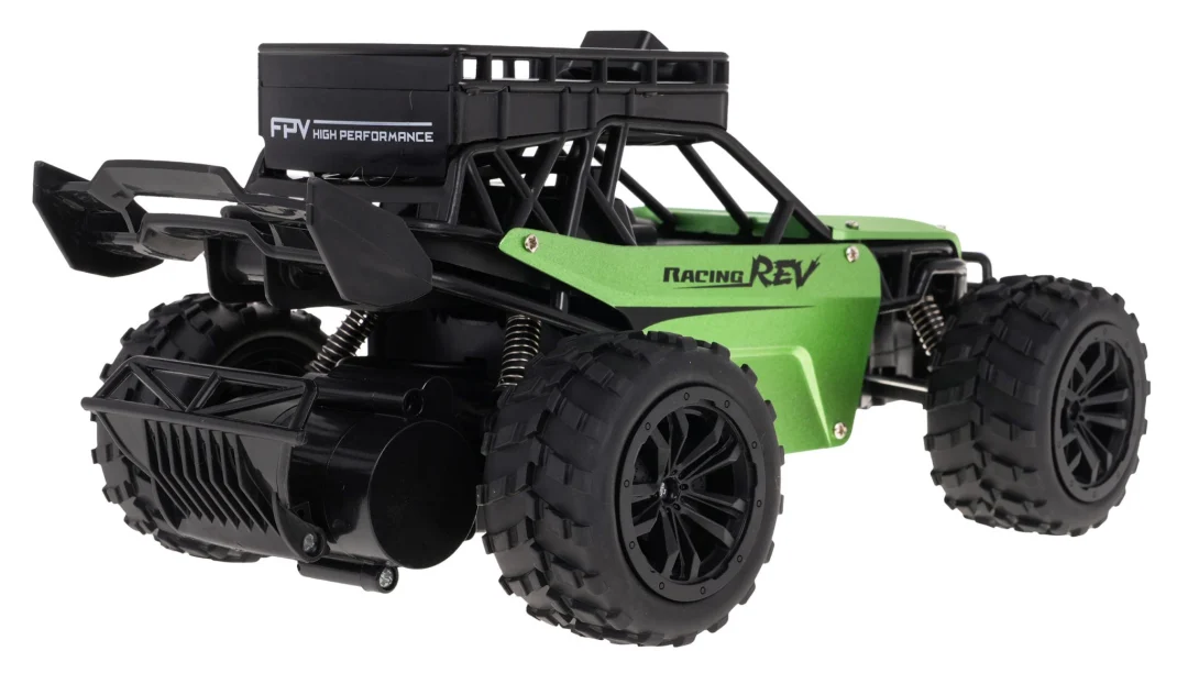 Daljinski upravljani FPV terenski automobil za djecu 6+ s Wi-Fi kamerom + funkcija dijaloga + gumene gume + metalna karoserija_7