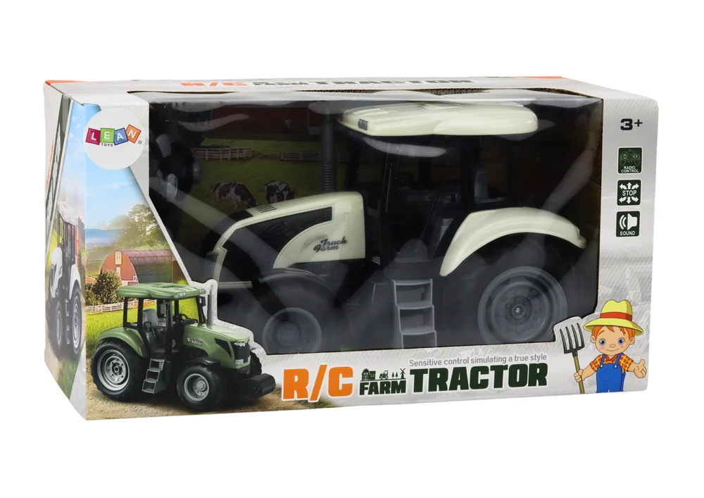 Daljinski upravljani RC traktor 2.4G Zvuči bijelo_4