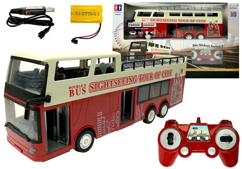 Daljinski upravljani dvokatni autobus R/C 2.4G 1:18_1