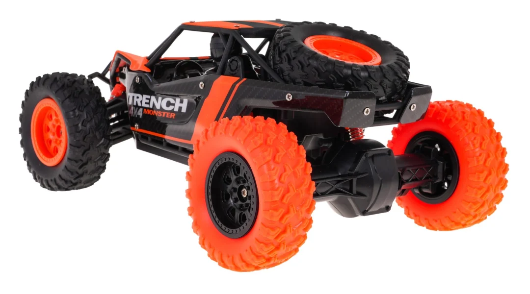 Daljinski upravljani pustinjski kamion gusjeničar za djecu 6+ Model 1:24 + metalna karoserija + 4x4_5