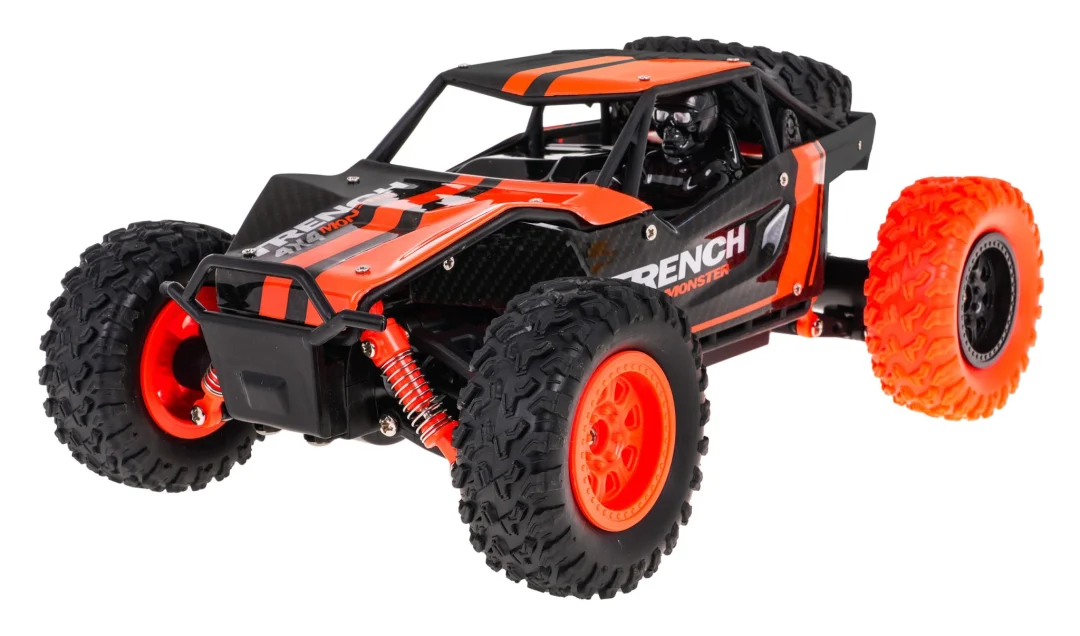 Daljinski upravljani pustinjski kamion gusjeničar za djecu 6+ Model 1:24 + metalna karoserija + 4x4_7