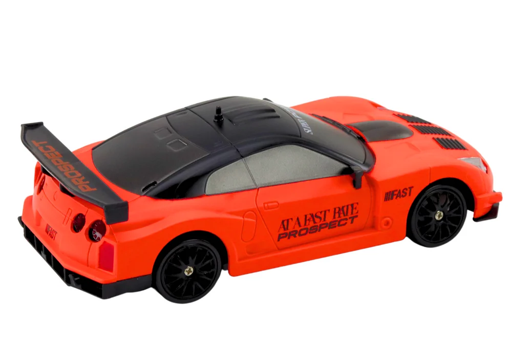 Daljinski upravljani sportski automobil na daljinsko upravljanje 1:24 narančasti s izmjenjivim kotačima_4