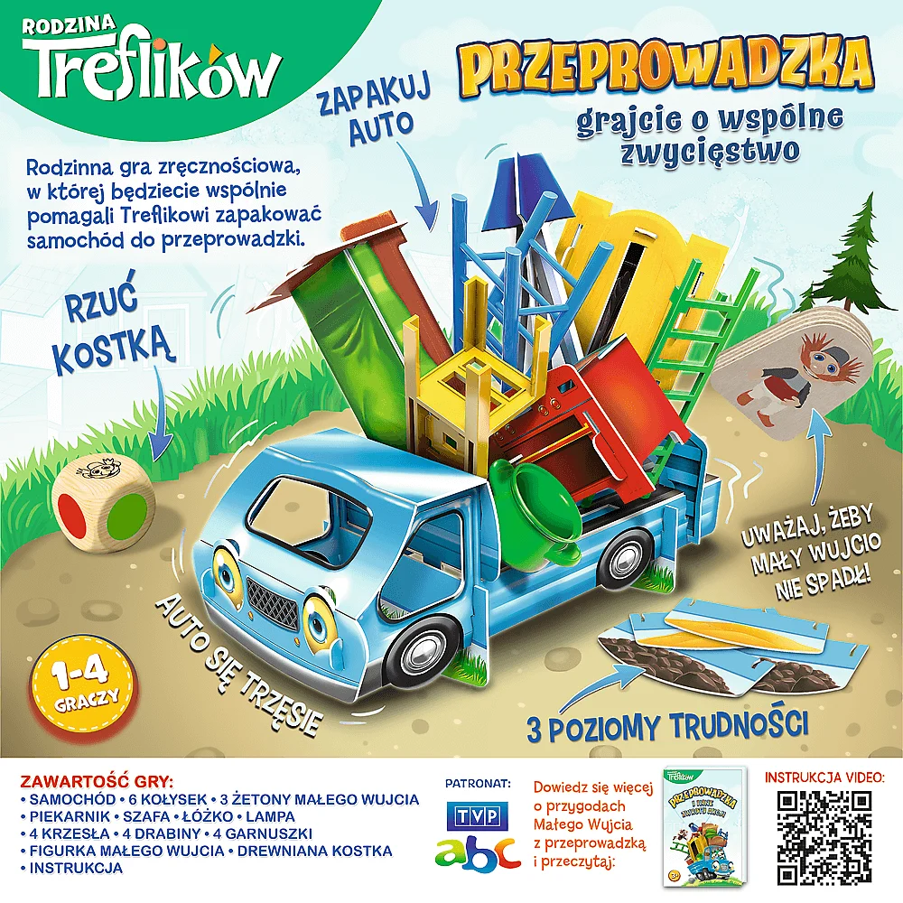 Dan selidbe s obitelji Treflik – Igra spretnosti – Trefl 02071_3