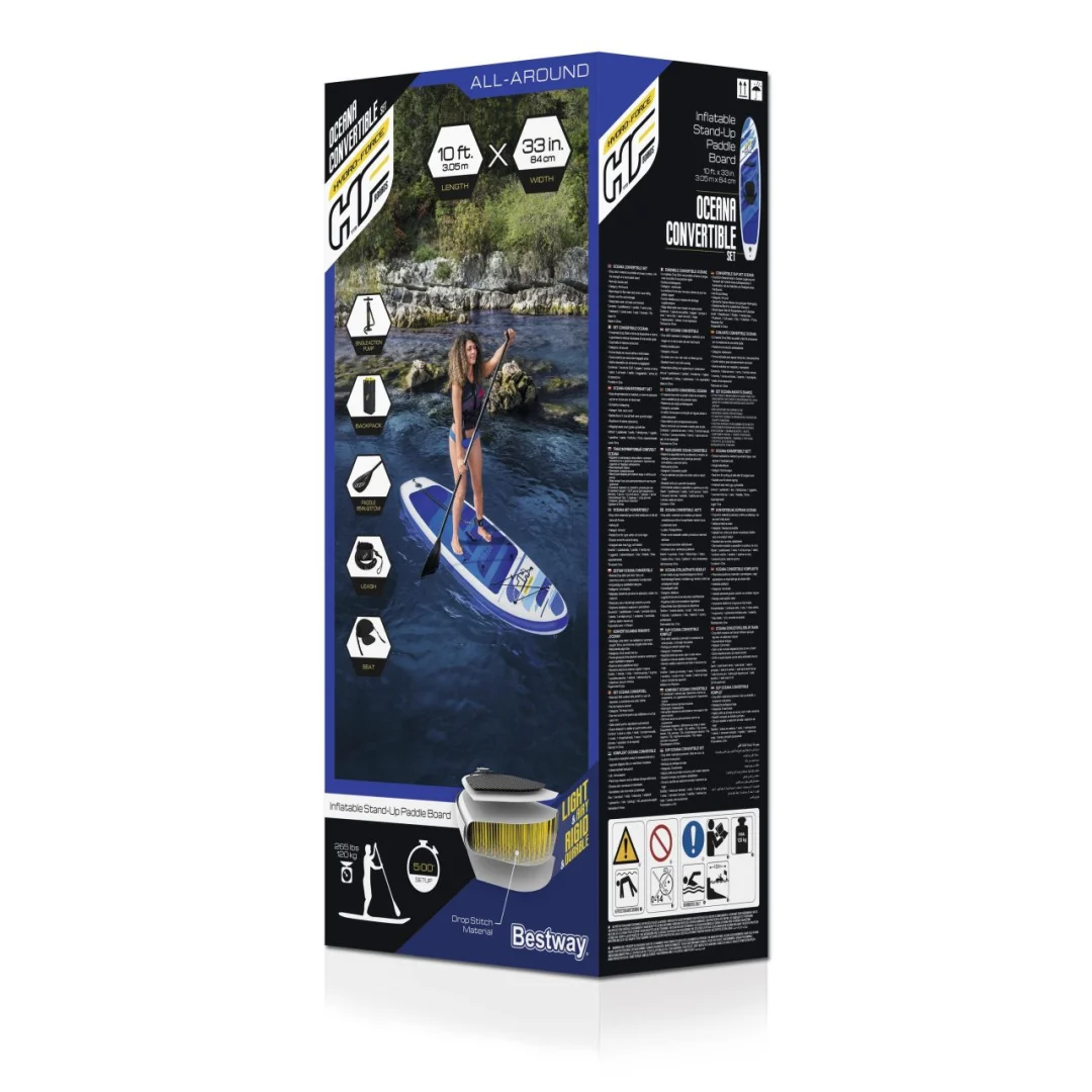 Daska za veslanje OCEANAN 10 Hydro-Force 305x84x12cm + pribor BESTWAY_10