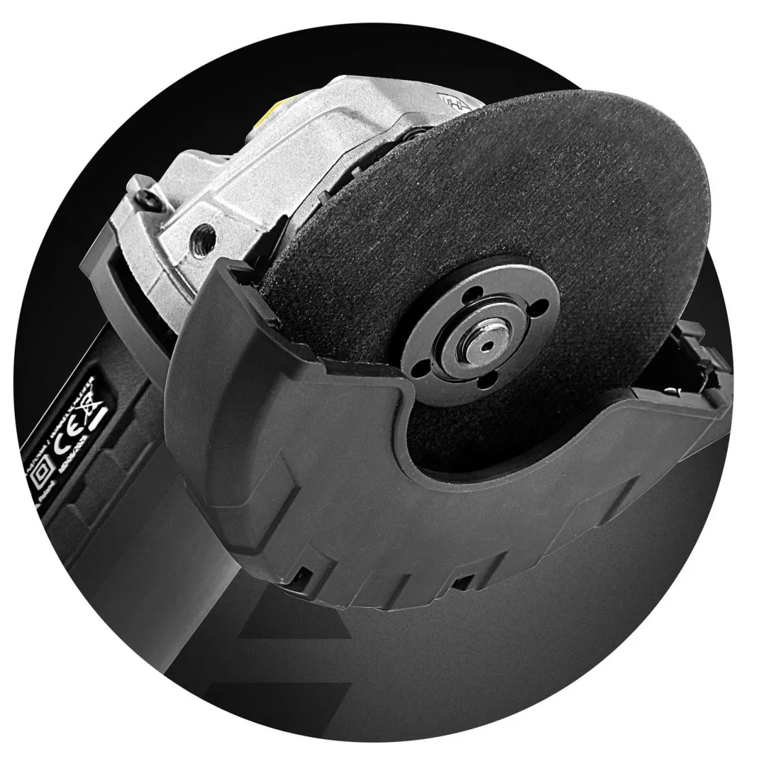 Diax kutna brusilica 900W, kontrola brzine, 10 diskova, 125 mm, snažna kutna brusilica Humberg HM-410_10