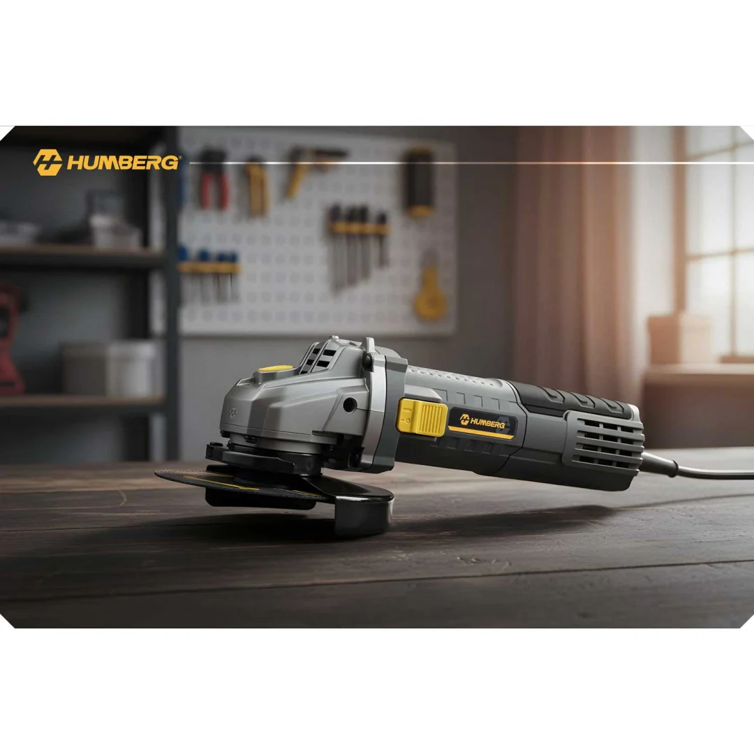 Diax kutna brusilica 900W, kontrola brzine, 10 diskova, 125 mm, snažna kutna brusilica Humberg HM-410_15