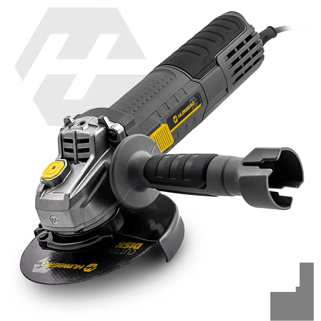 Diax kutna brusilica 900W, kontrola brzine, 10 diskova, 125 mm, snažna kutna brusilica Humberg HM-410_6