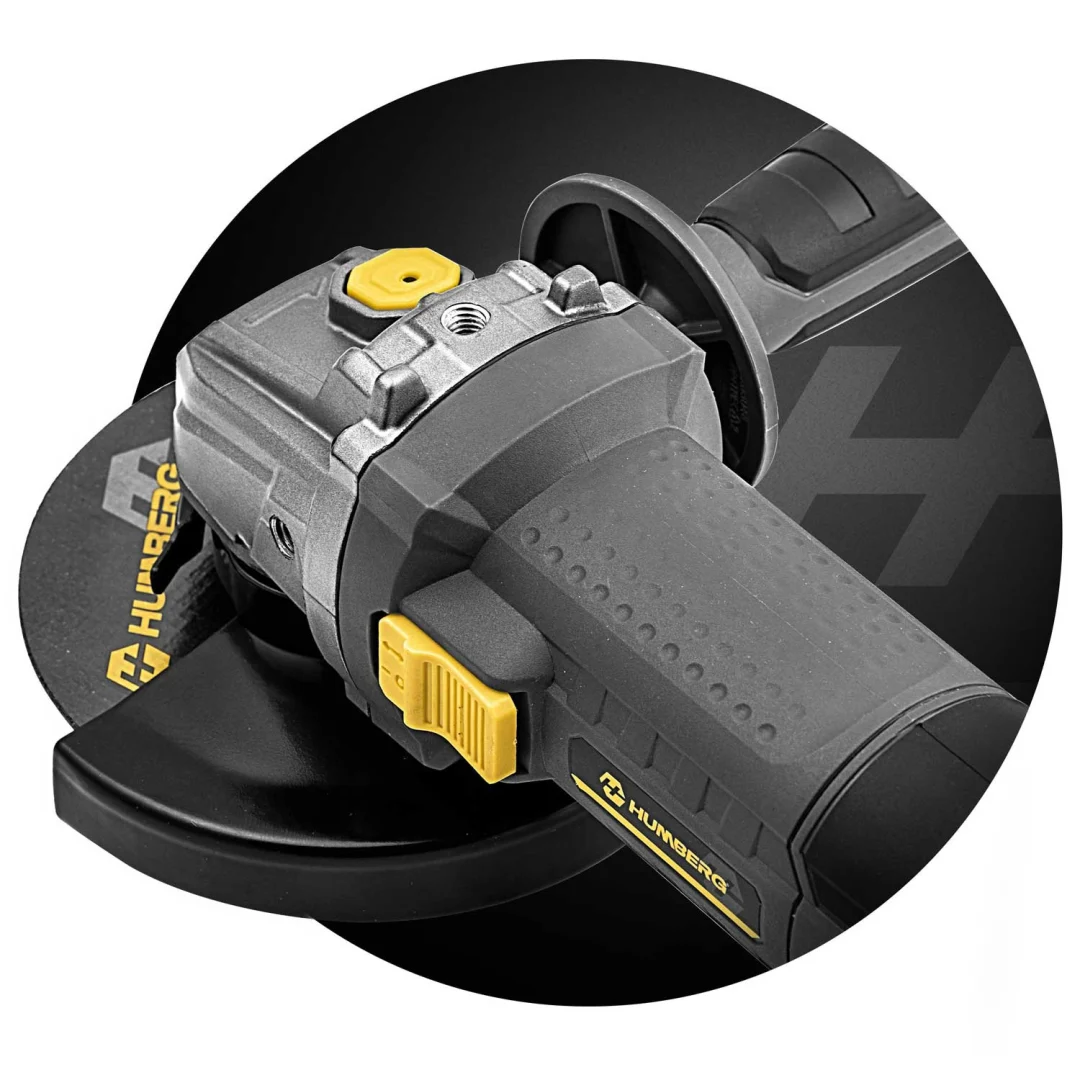 Diax kutna brusilica 900W, kontrola brzine, 10 diskova, 125 mm, snažna kutna brusilica Humberg HM-410_9