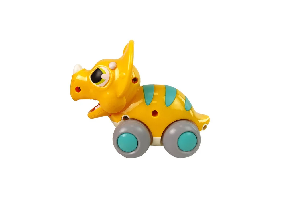 Dinosaur na kotačima žuti triceratops_3