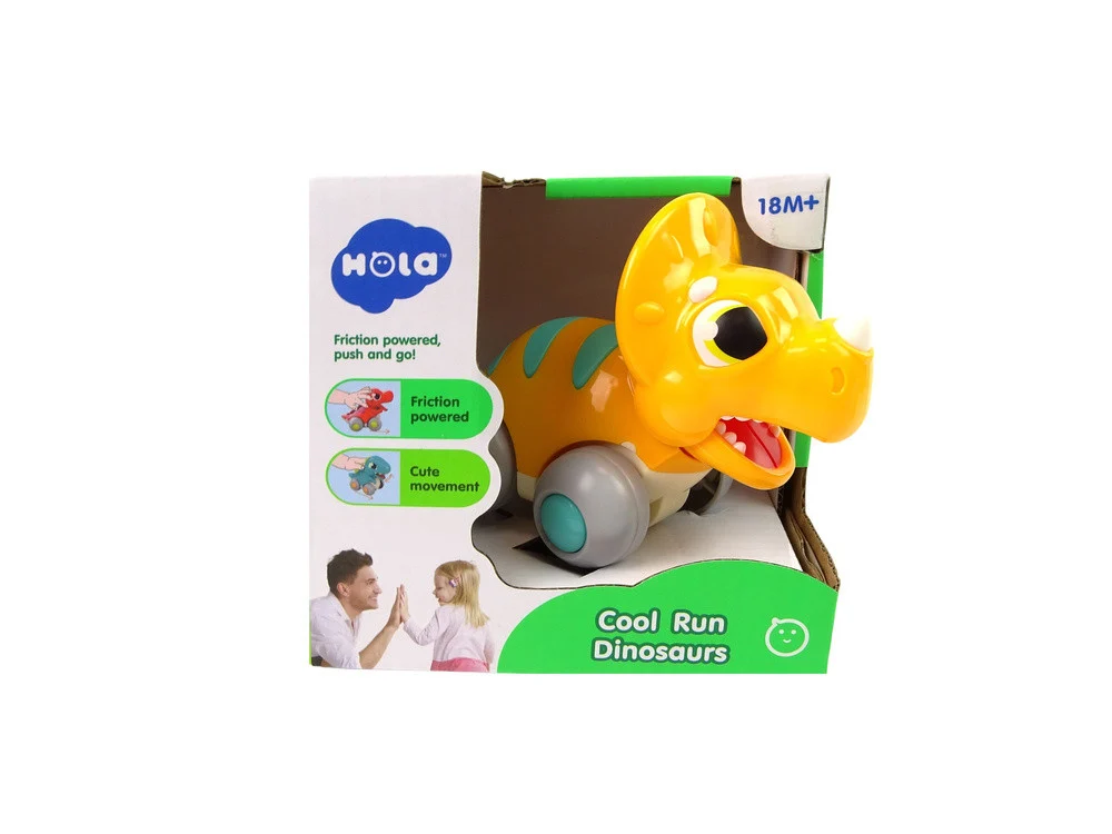 Dinosaur na kotačima žuti triceratops_5
