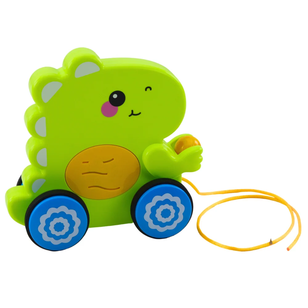 Dinosaurus na uzici sa zvukovima zvečke zeleni_3