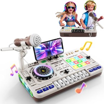 Dječja Dj Mikseta Sa Glazbom I Svjetlima 8d 8b Bijela 2