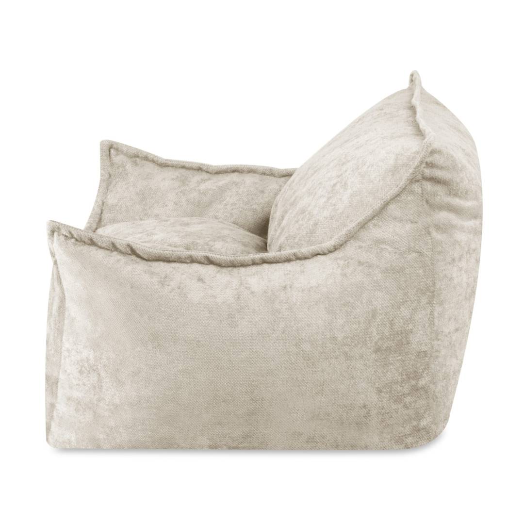 Dječja fotelja Plush Nest ROYA, bež, vrhunski šenil_4