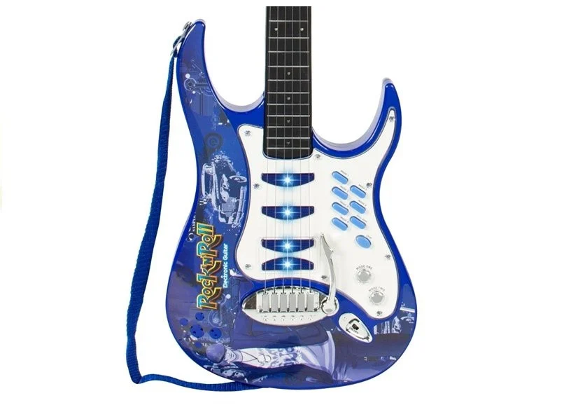 Dječja gitara s pojačalom, mikrofonom i MP3 ulazom_3