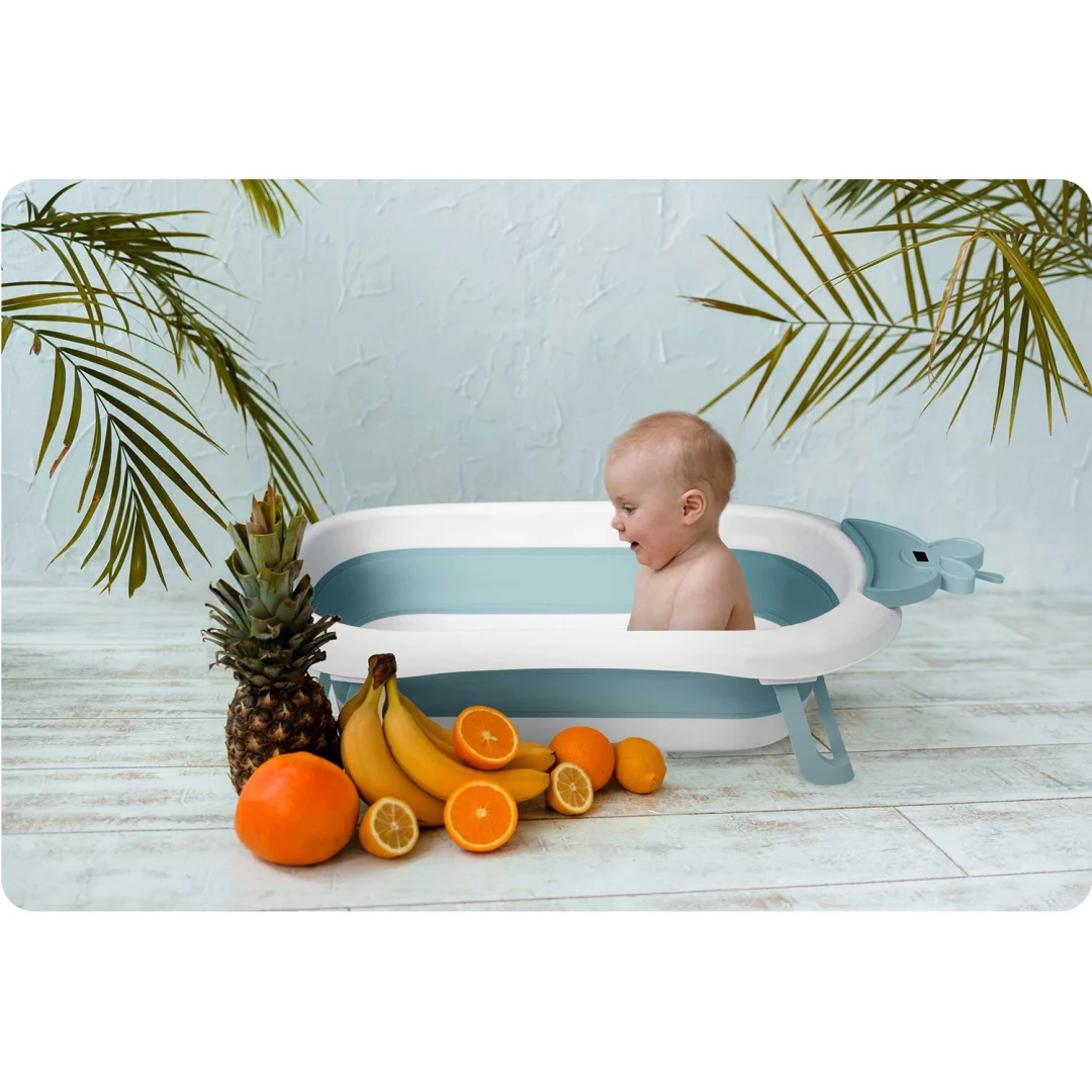 Dječja kada s termometrom Ricokids RK-282 bijelo-plava_10