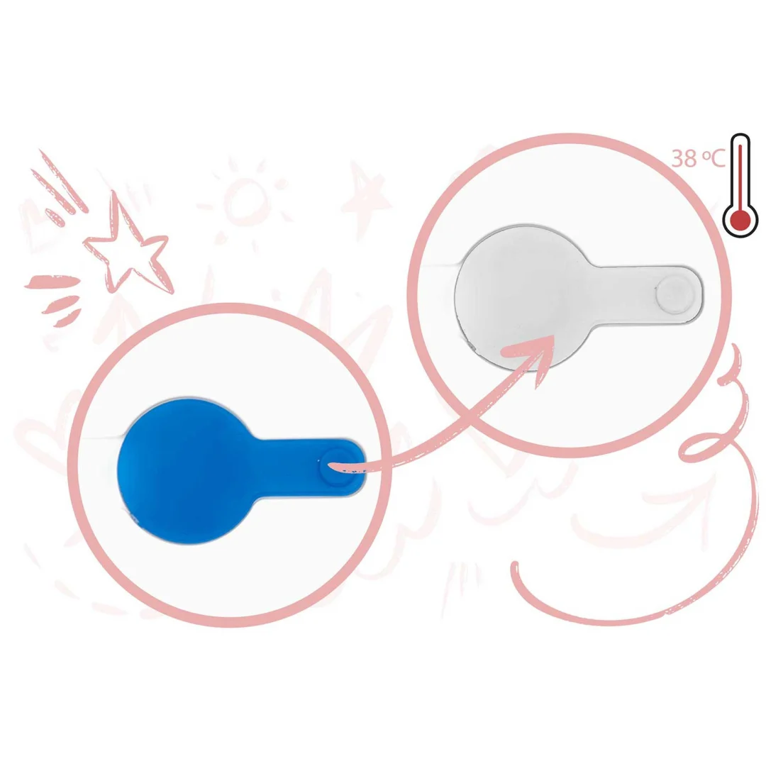 Dječja kada s termometrom Ricokids RK-282 bijelo-ružičasta_12