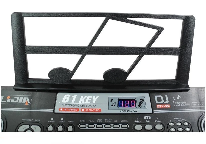 Dječja klavijatura 328-06 s mikrofonom i stalkom za note_4