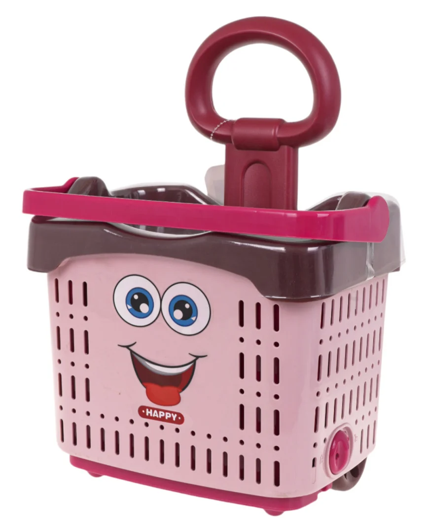 Dječja kolica za shopping crvena + pribor 3+_4