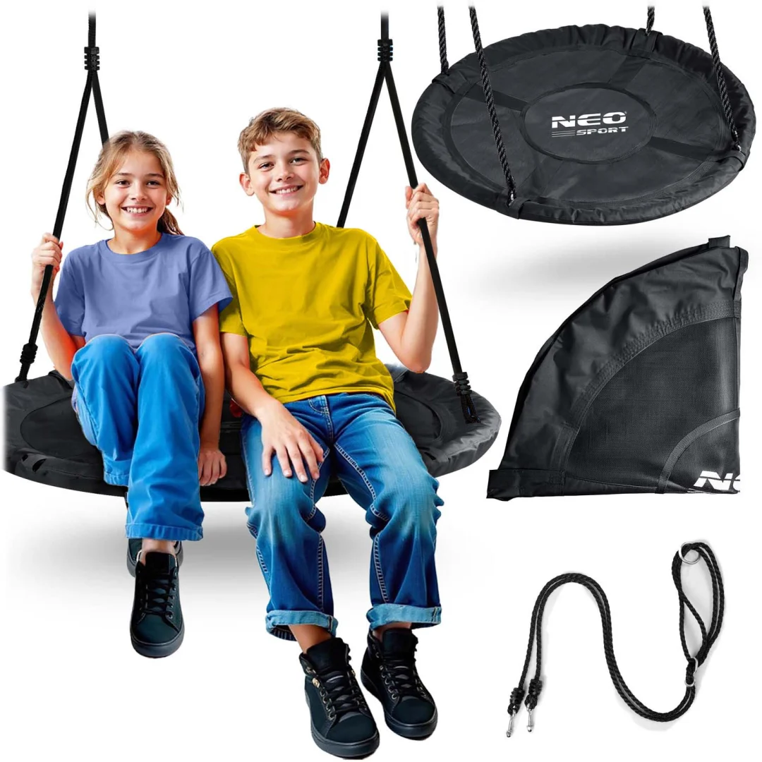 Dječja ljuljačka Neo-Sport NS-103 ptičje gnijezdo, Ø 100 cm_1