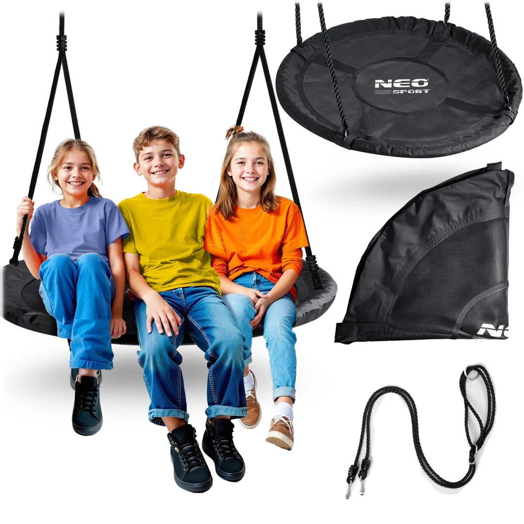 Dječja ljuljačka Neo-Sport NS-103 ptičje gnijezdo, Ø 110 cm_1