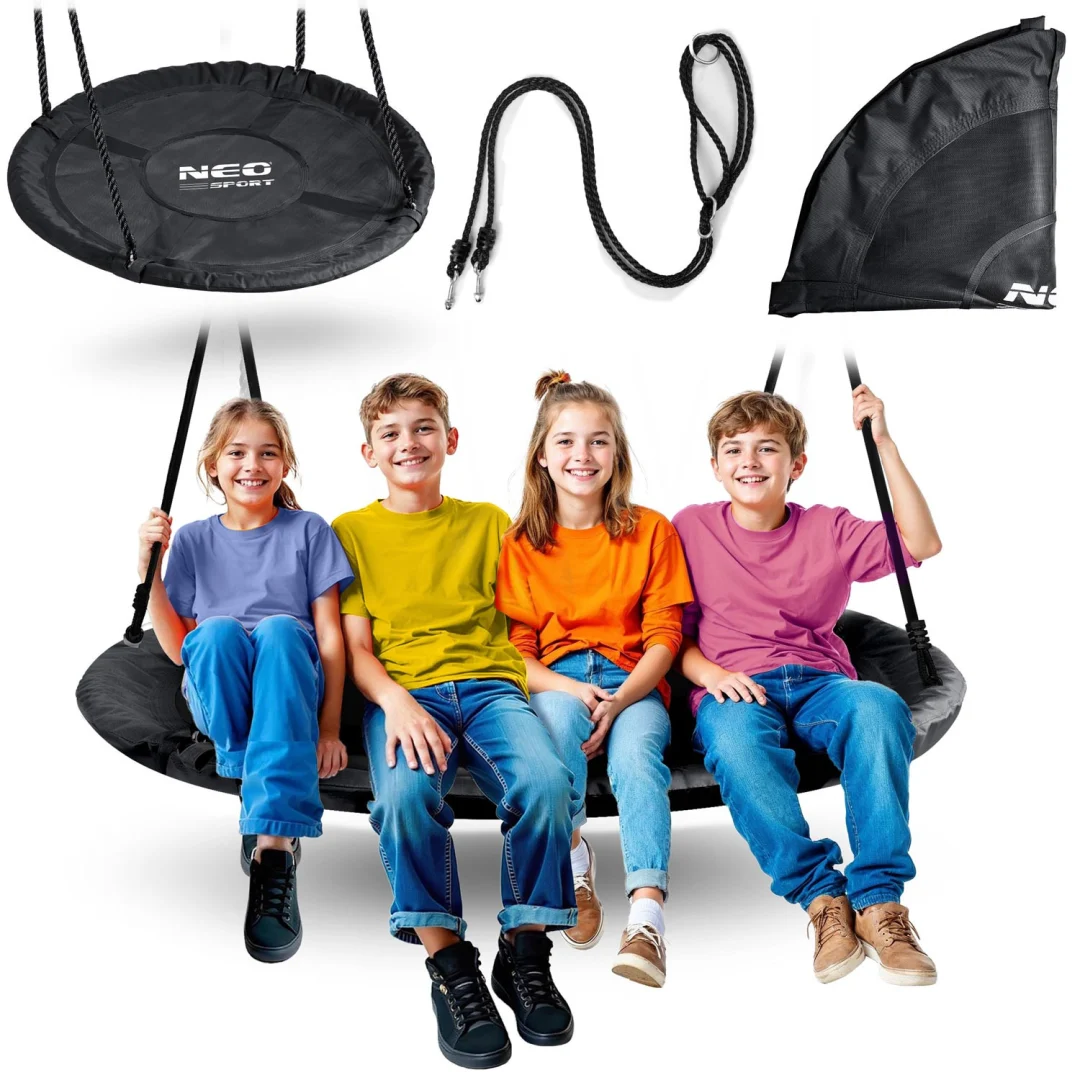 Dječja ljuljačka Neo-Sport NS-103 ptičje gnijezdo, Ø 120 cm_1