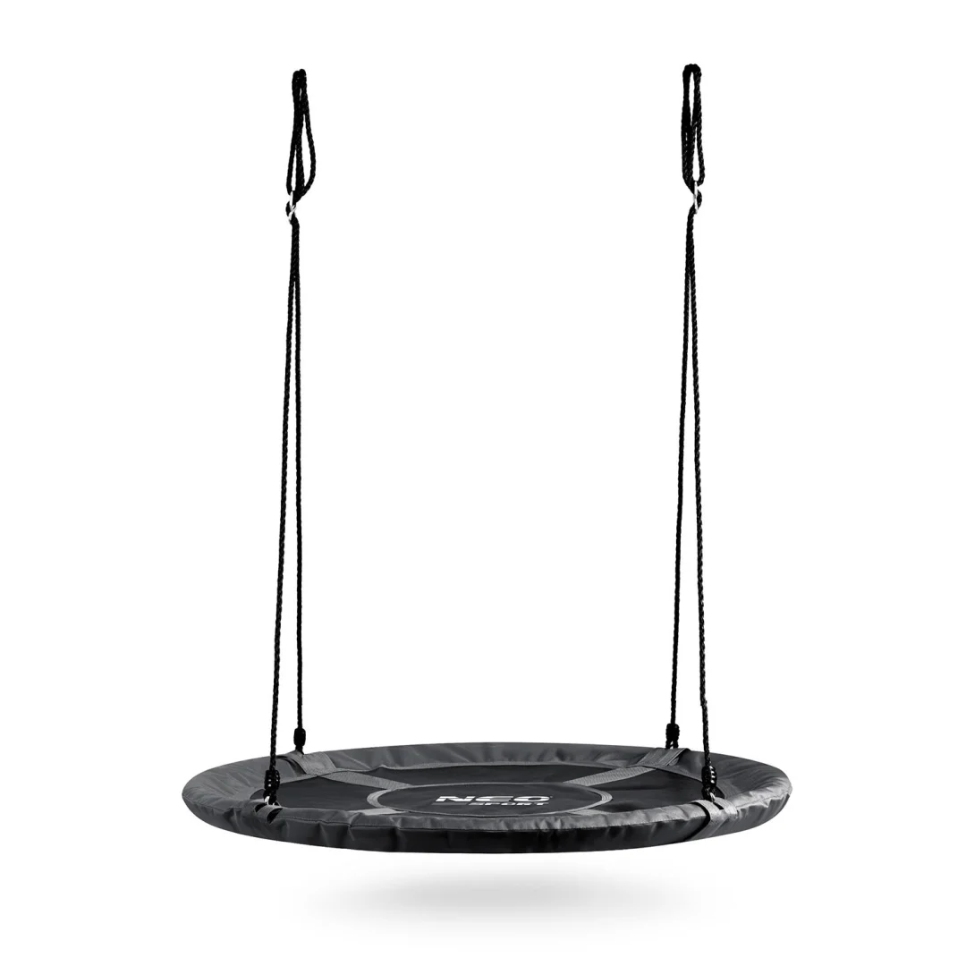 Dječja ljuljačka Neo-Sport Swingo ptičje gnijezdo, Ø 100 cm, smeđa_4
