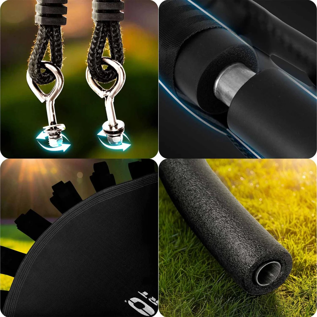 Dječja ljuljačka Neo-Sport Swingo ptičje gnijezdo, Ø 110 cm, crvena_5