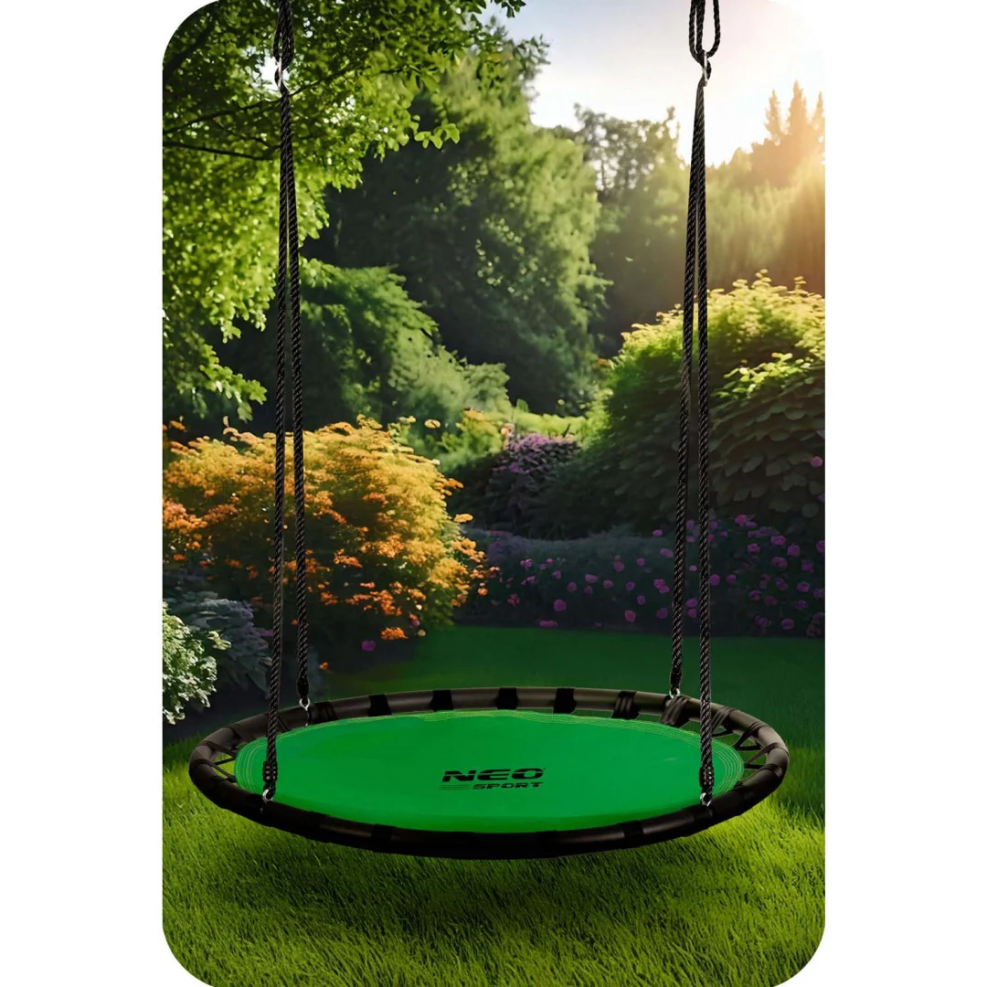 Dječja ljuljačka Neo-Sport Swingo ptičje gnijezdo, Ø 120 cm, crvena, var. 110222_4