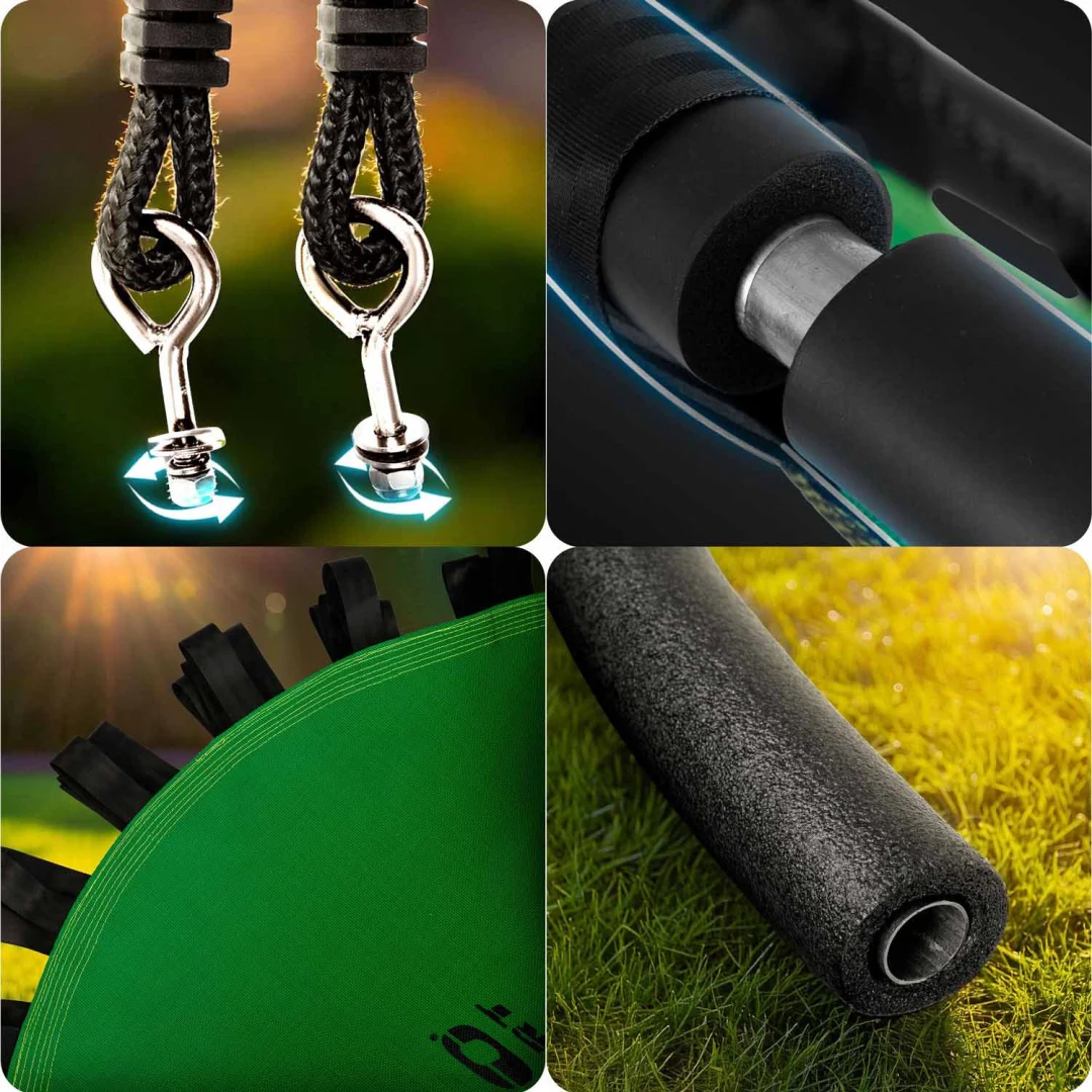 Dječja ljuljačka Neo-Sport Swingo ptičje gnijezdo, Ø 120 cm, crvena, var. 110222_9