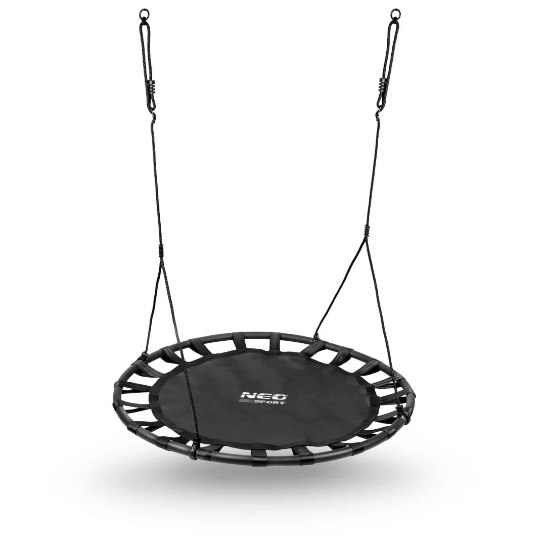 Dječja ljuljačka Swingo XXL ptičje gnijezdo, crna, Ø 120 cm_2