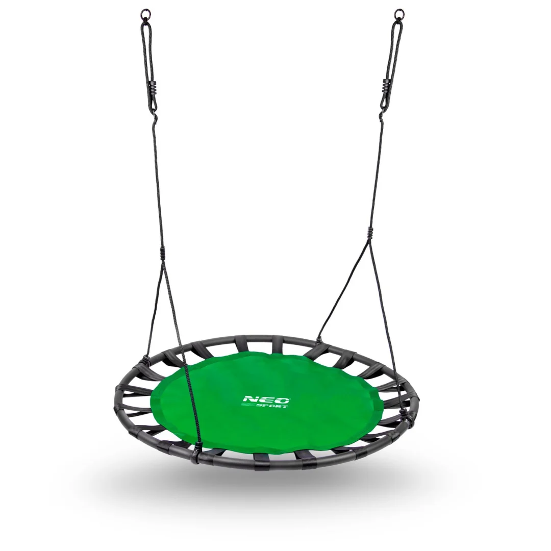 Dječja ljuljačka Swingo XXL ptičje gnijezdo, zelena, Ø 120 cm_3